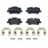 Brake Pad Set, disc brake P06113 Brembo
