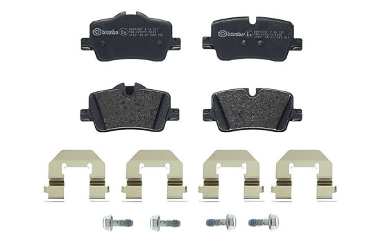 Brake Pad Set, disc brake P06113 Brembo, Image 2