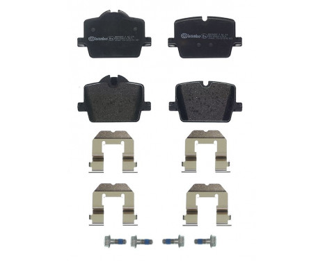 Brake Pad Set, disc brake P06114 Brembo, Image 2