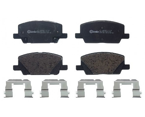 Brake Pad Set, disc brake P07012 Brembo, Image 2