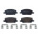 Brake Pad Set, disc brake P07012 Brembo, Thumbnail 2