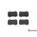 Brake Pad Set, disc brake P09003 Brembo, Thumbnail 2