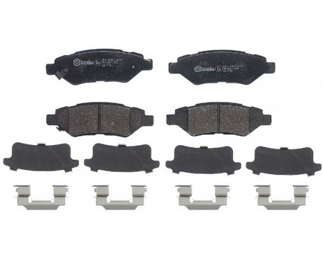 Brake Pad Set, disc brake P09014 Brembo, Image 2