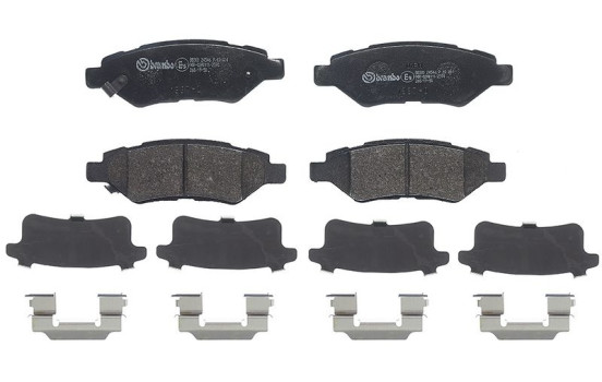 Brake Pad Set, disc brake P09014 Brembo, Image 2