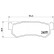 Brake Pad Set, disc brake P10001 Brembo, Thumbnail 2