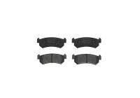 Brake Pad Set, disc brake P10001 Brembo