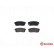 Brake Pad Set, disc brake P10005 Brembo, Thumbnail 2