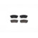 Brake Pad Set, disc brake P10005 Brembo, Thumbnail 3