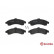 Brake Pad Set, disc brake P10009 Brembo, Thumbnail 3