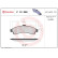Brake Pad Set, disc brake P10009 Brembo, Thumbnail 2