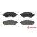 Brake Pad Set, disc brake P10057 Brembo, Thumbnail 2