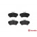 Brake Pad Set, disc brake P11012 Brembo, Thumbnail 2