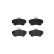 Brake Pad Set, disc brake P11012 Brembo, Thumbnail 3