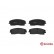 Brake Pad Set, disc brake P11019 Brembo, Thumbnail 2