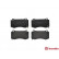 Brake Pad Set, disc brake P11023 Brembo, Thumbnail 2