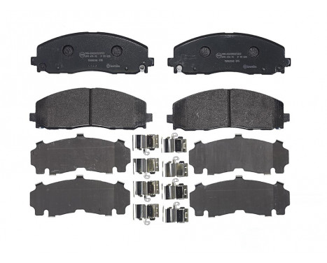 Brake Pad Set, disc brake P11035 Brembo