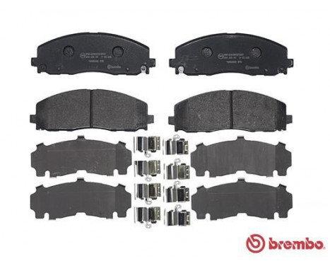 Brake Pad Set, disc brake P11035 Brembo, Image 2