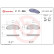 Brake Pad Set, disc brake P11035 Brembo, Thumbnail 3