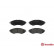 Brake Pad Set, disc brake P15002 Brembo, Thumbnail 2