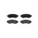 Brake Pad Set, disc brake P15002 Brembo, Thumbnail 3