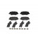 Brake Pad Set, disc brake P18024 Brembo