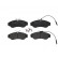 Brake Pad Set, disc brake P23069 Brembo