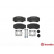 Brake Pad Set, disc brake P23093 Brembo, Thumbnail 2