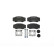 Brake Pad Set, disc brake P23093 Brembo, Thumbnail 3