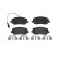 Brake Pad Set, disc brake P23100 Brembo, Thumbnail 3