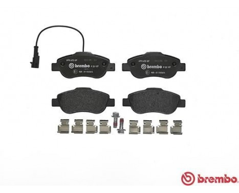 Brake Pad Set, disc brake P23107 Brembo, Image 2