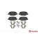 Brake Pad Set, disc brake P23109 Brembo, Thumbnail 2