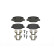 Brake Pad Set, disc brake P23109 Brembo, Thumbnail 3