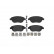 Brake Pad Set, disc brake P23119 Brembo