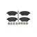 Brake Pad Set, disc brake P23119 Brembo, Thumbnail 3