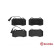 Brake Pad Set, disc brake P23139 Brembo, Thumbnail 2