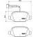 Brake Pad Set, disc brake P23146 Brembo, Thumbnail 2