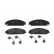 Brake Pad Set, disc brake P23149 Brembo