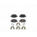 Brake Pad Set, disc brake P23150 Brembo