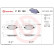 Brake Pad Set, disc brake P23152 Brembo, Thumbnail 3