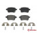 Brake Pad Set, disc brake P23156 Brembo, Thumbnail 2