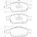 Brake Pad Set, disc brake P23165 Brembo, Thumbnail 2