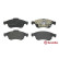 Brake pad set, disc brake P23165X Brembo