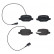 Brake Pad Set, disc brake P23181 Brembo