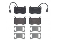 Brake Pad Set, disc brake P23183 Brembo