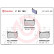 Brake Pad Set, disc brake P23183 Brembo, Thumbnail 2