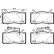 Brake Pad Set, disc brake P23187 Brembo