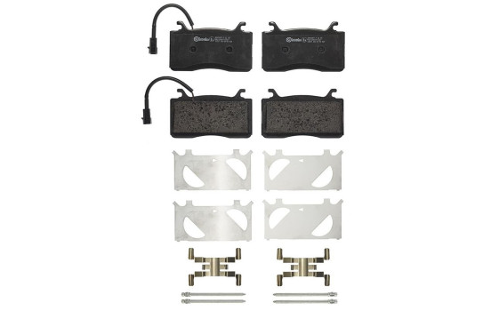 Brake Pad Set, disc brake P23187 Brembo, Image 2