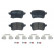 Brake Pad Set, disc brake P23190 Brembo