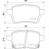 Brake Pad Set, disc brake P23190 Brembo, Thumbnail 2