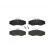 Brake Pad Set, disc brake P24039 Brembo